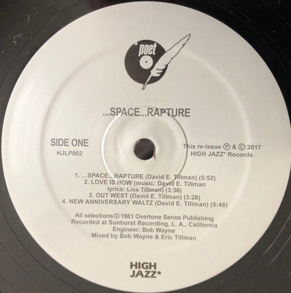 Potter And Tillman - ...Space...Rapture | Mint (M) Mint (M)-