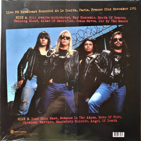 Slayer - Praying To Satan: Live FM Broadcast Recorded At Le Zenith, Paris, France 22nd November 1991 | Mint (M) Mint (M)-