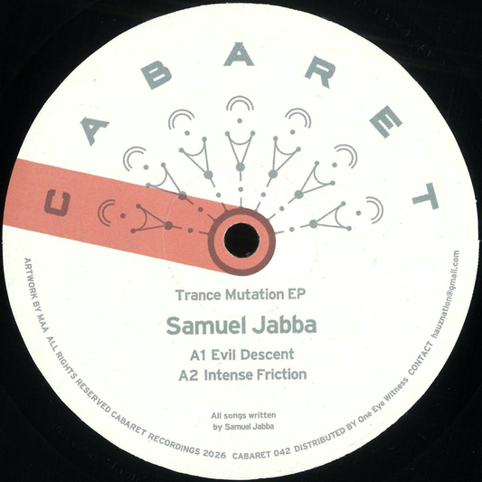 Samuel Jabba - Trance Mutation (VINYL) | Mint (M) Mint (M)-