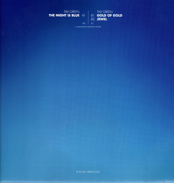 Tim Green - The Night Is Blue (VINYL 12") |-