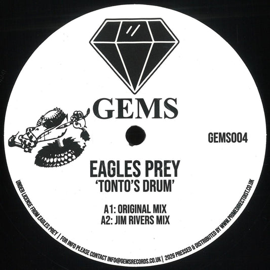 Eagles Prey - Tonto’s Drum (VINYL 12" GEMS GEMS004) | NEW Mint (M) Mint (M)-