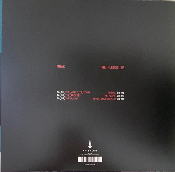 Mrak - The Pledge EP (TRANSLUCENT RED VINYL) | Mint (M) Mint (M)-