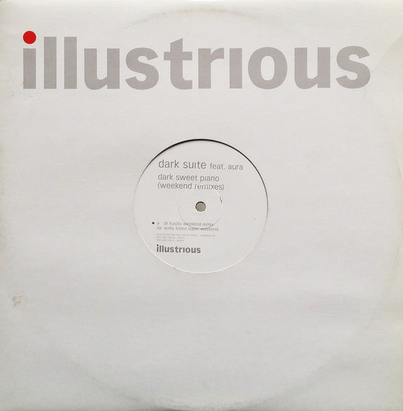 Dark Suite - Dark Sweet Piano (Weekend Remixes) (VINYL) | Excellent (EX) Very Good Plus (VG+)--