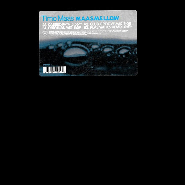 Timo Maas - M.A.A.S.M.E.L.L.O.W. | Near Mint (NM) Very Good Plus (VG+)-