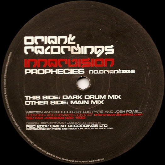 Innervision - Prophecies | Near Mint (NM) Generic-