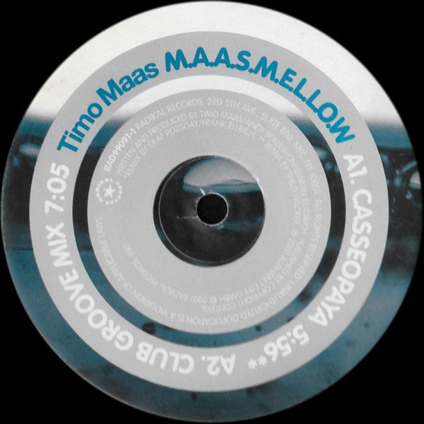 Timo Maas - M.A.A.S.M.E.L.L.O.W. | Near Mint (NM) Very Good Plus (VG+)-