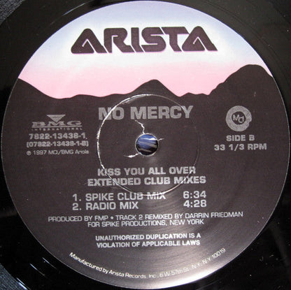 No Mercy - Kiss You All Over (Extended Club Mixes) | Near Mint (NM) Excellent (EX)-