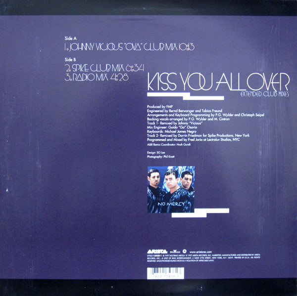 No Mercy - Kiss You All Over (Extended Club Mixes) | Near Mint (NM) Excellent (EX)-