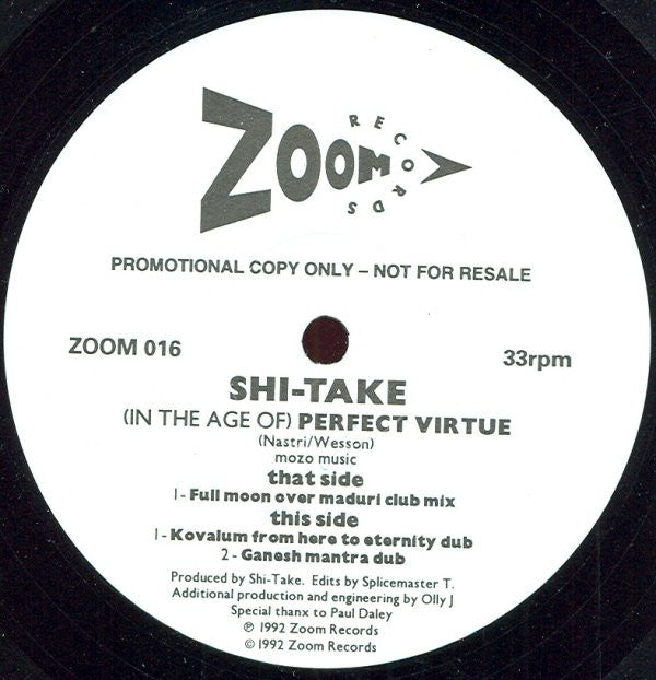 Shi-Take - (In The Age Of) Perfect Virtue | Very Good (VG) Generic--