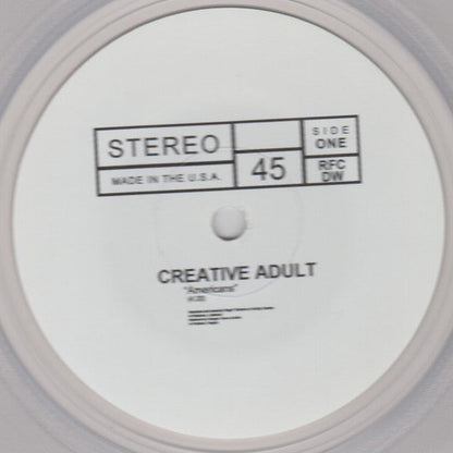 Creative Adult / Self Defense Family Split (CLEAR VINYL 7") | Mint (M) Mint (M)-