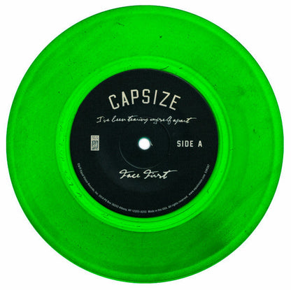 Capsize (3) - I've Been Tearing Myself Apart (7" VINYL) *TRANSPARENT GREEN* | Mint (M) Mint (M)-