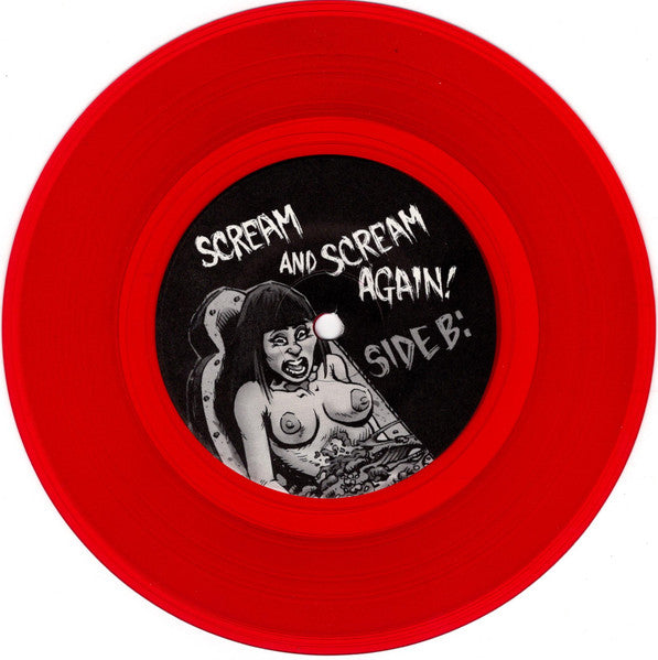 Tim Raldo And The Filthy Fuks - Scream And Scream Again (TRANSPARENT PINK 7") | Mint (M) Mint (M)-