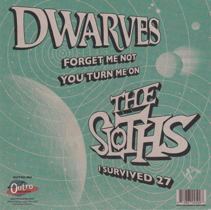 Dwarves Meet The Sloths (7" BLUE VINYL) | Mint (M) Mint (M)-