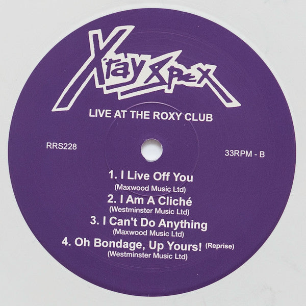 X-Ray Spex - Live At The Roxy Club (COLOR VINYL) |-