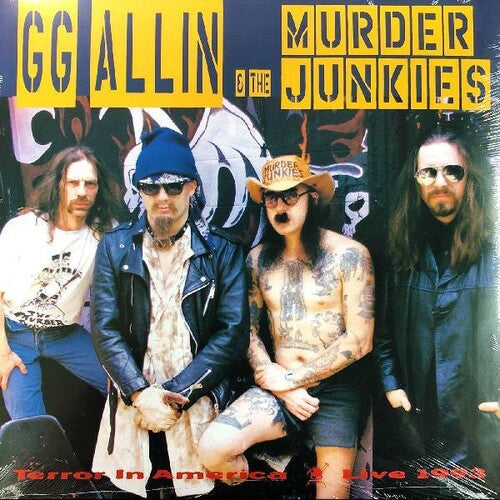 Gg Allin & The Murder Junkies - Terror In America (Limited Edition, Clear Vinyl, Green) | Mint (M) Mint (M)-