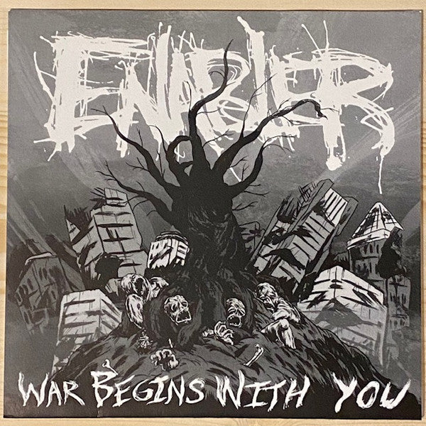 Enabler - War Begins With You (7"VINYL) *TRANSPARENT RED / #4/50* | Mint (M) Mint (M)-