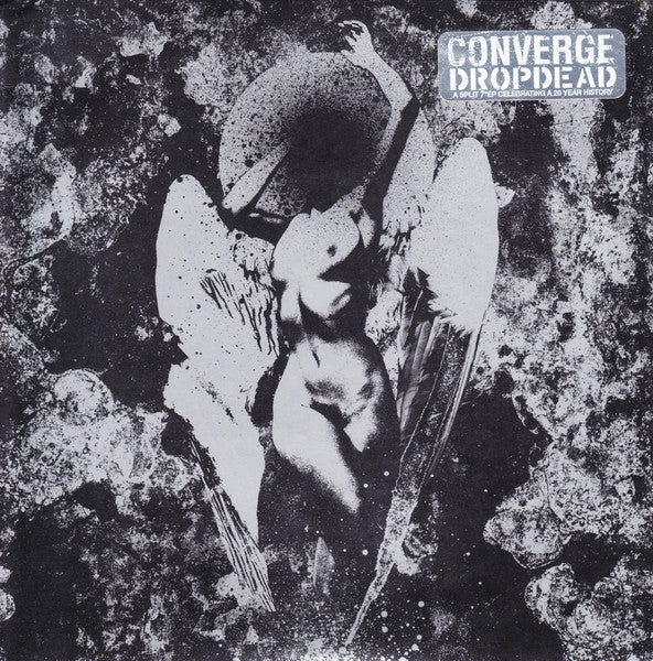 Converge / Dropdead (7" COLOR BONG' VINYL) *ORANGE/GREY* | Mint (M) Mint (M)-