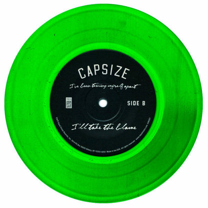 Capsize (3) - I've Been Tearing Myself Apart (7" VINYL) *TRANSPARENT GREEN* | Mint (M) Mint (M)-