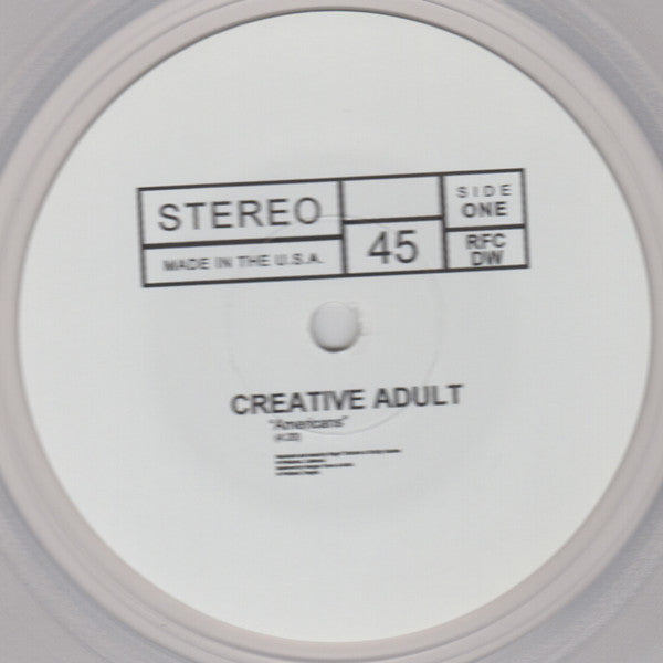 Creative Adult / Self Defense Family (7" CLEAR VINYL) | Mint (M) Mint (M)-