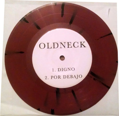 Stoic (5) - Stoic / Oldneck Split (WHITE W/ GREEN SPLATTER VINYL 7") | Mint (M) Mint (M)-