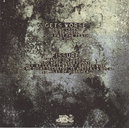 Gets Worse / Fissure Split (BLUE VINYL 7") | Mint (M) Mint (M)-