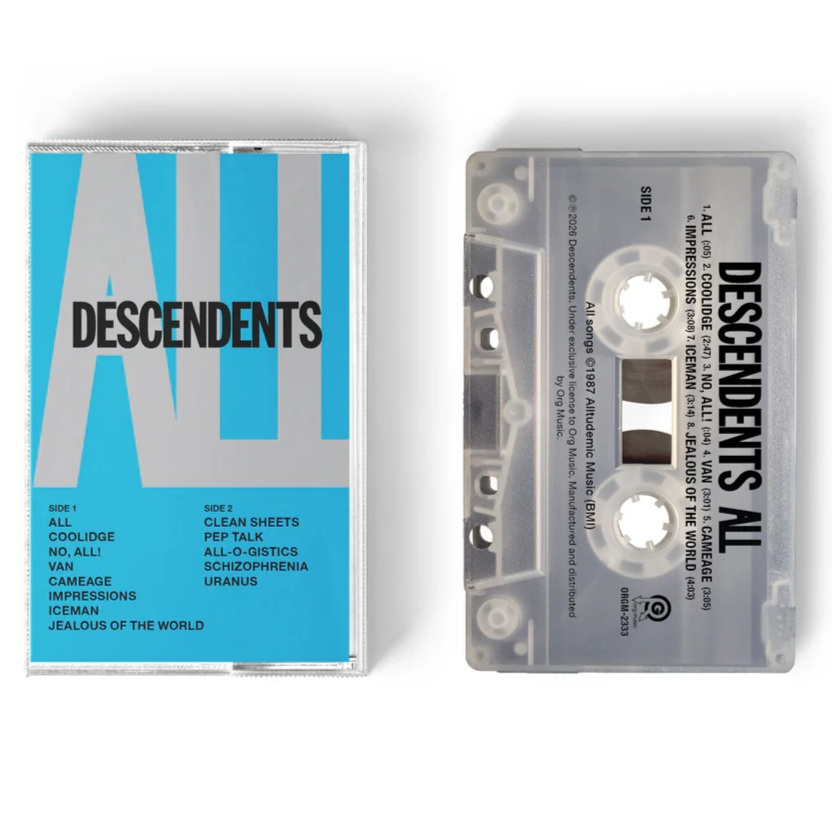Descendents - (PRESALE 8/14/26) All (SKY BLUE CASSETTE ORG MUSIC ORGM2333CASS 2026) | NEW Mint (M) Mint (M)-