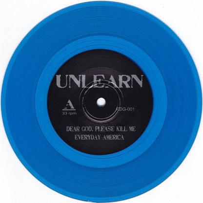 Unlearn (3) - Unlearn (TRANSPARENT BLUE VINYL 7") | Mint (M) Mint (M)-