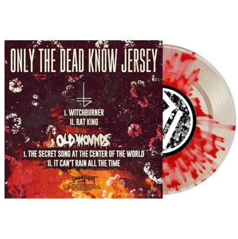 The Banner - Only The Dead Know Jersey (CLEAR W/ RED SPLATTER VINYL 7") | Mint (M) Mint (M)-