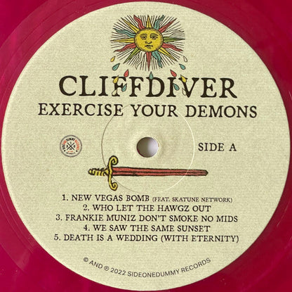 Cliffdiver - Exercise Your Demons (STRAWBERRY SMASH VINYL) | Mint (M) Mint (M)-