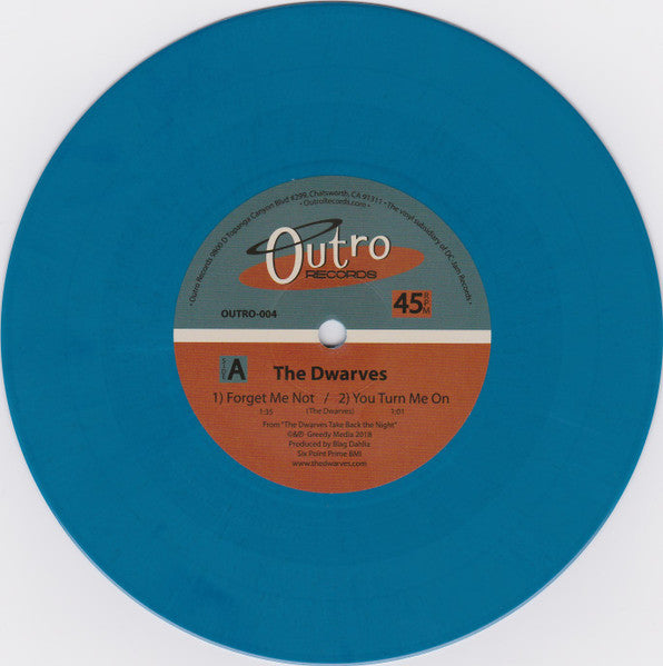 Dwarves Meet The Sloths (7" BLUE VINYL) | Mint (M) Mint (M)-