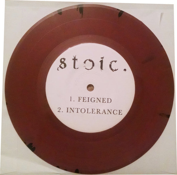 Stoic (5) - Stoic / Oldneck Split (WHITE W/ GREEN SPLATTER VINYL 7") | Mint (M) Mint (M)-