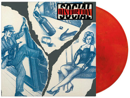Social Distortion - Social Distortion (RED BLACK AND WHITE MARBLE VINYL) | Mint (M) Mint (M)-