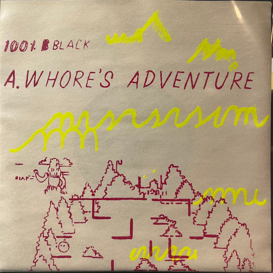 100% Black - Whore's Adventure (7" VINYL) |-