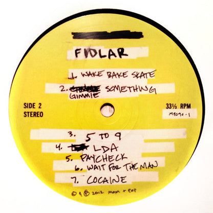 FIDLAR - FIDLAR (VINYL) | Mint (M) Mint (M)-