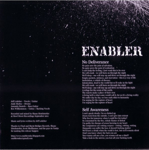 Enabler / Yautja (VINYL 7") | Mint (M) Mint (M)-