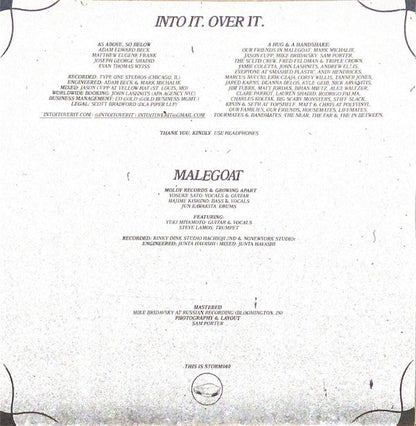 Into It. Over It. & Malegoat - EP *BLUE* | Mint (M) Mint (M)-