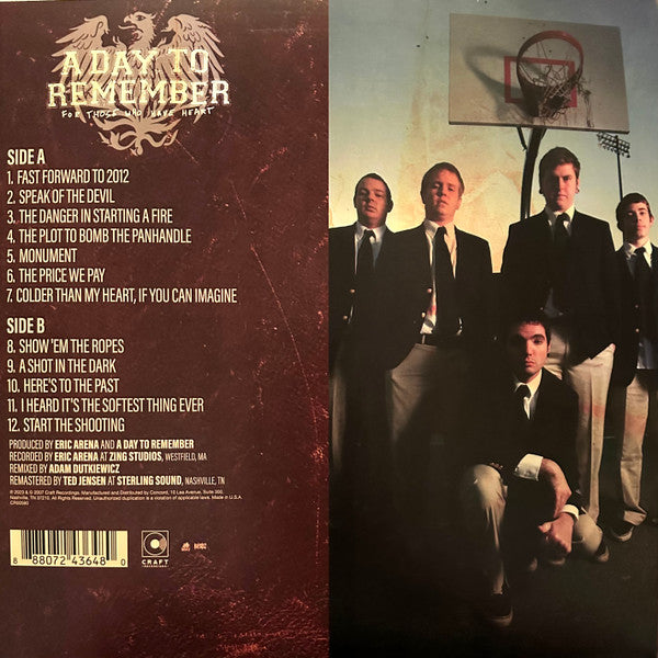 A Day To Remember - For Those Who Have Heart (VINYL) | Mint (M) Mint (M)-