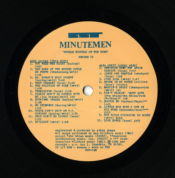 Minutemen - Double Nickels On The Dime (2xVINYL) | Mint (M) Mint (M)-