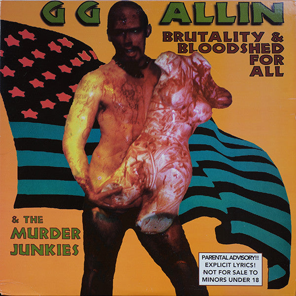 Gg Allin - BRUTALITY & BLOODSHED FOR ALL | Mint (M) Mint (M)-