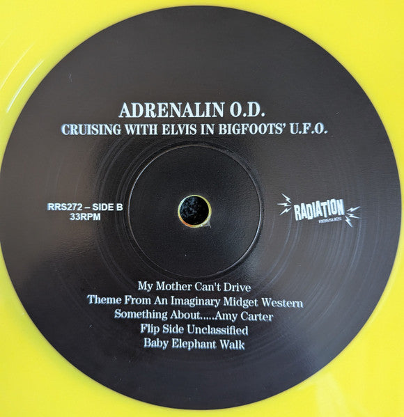 Adrenalin O.D. - Cruising with Elvis in Bigfoots’ U.F.O. (VINYL) | Mint (M) Mint (M)-
