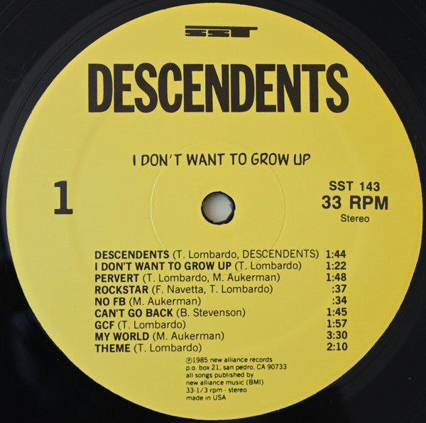 I Don't Want To Grow Up (VINYL) | Mint (M) Mint (M)-