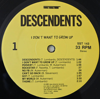 I Don't Want To Grow Up (VINYL) | Mint (M) Mint (M)-