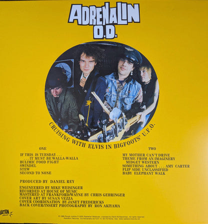 Adrenalin O.D. - Cruising with Elvis in Bigfoots’ U.F.O. (VINYL) | Mint (M) Mint (M)-