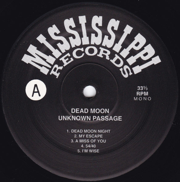 Dead Moon - Unknown Passage (VINYL) | Mint (M) Mint (M)-