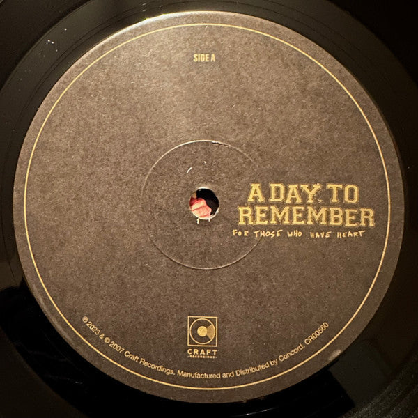 A Day To Remember - For Those Who Have Heart (VINYL) | Mint (M) Mint (M)-