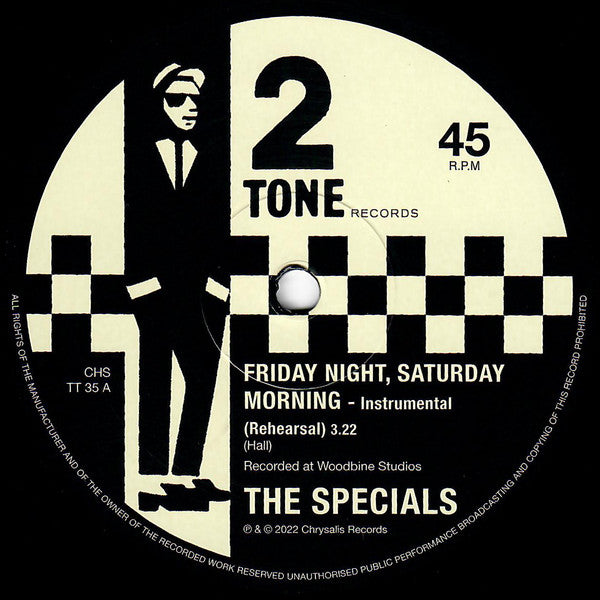 The Specials - Friday Night, Saturday Morning / I Can't Stand It (Work In Progress Versions) (VINYL 10" RSD) |-