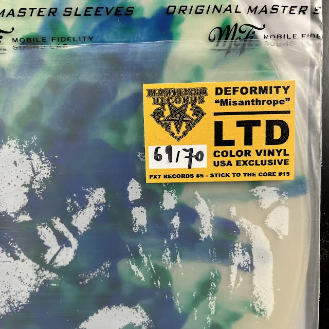 Deformity - Misanthrope (VINYL) | Mint (M) Mint (M)-