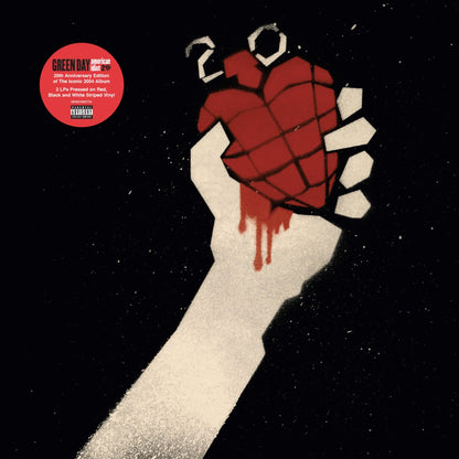 Green Day - American Idiot: 20th Anniversary (RED & BLACK SPLATTER VINYL) | Mint (M) Mint (M)-