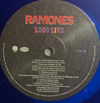 Ramones - Loco Live (RSD 2025)(2xCOLOR VINYL) | Mint (M) Mint (M)-