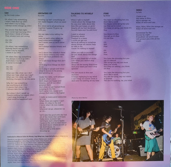 The Linda Lindas - Growing Up (IEX: CLEAR & BLUE + PINK SPLATTER VINYL) |-